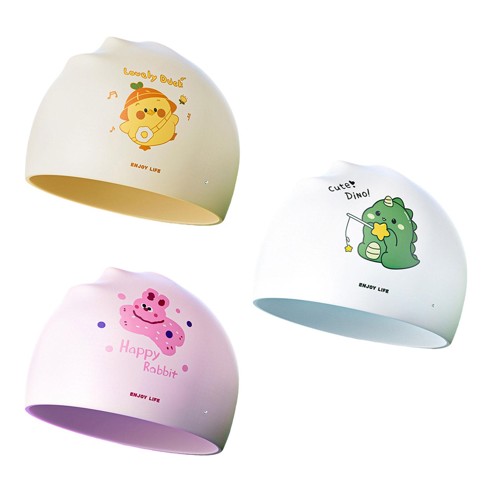Swim Hat Silicone - Kids Swimming Hat for Boys Girls