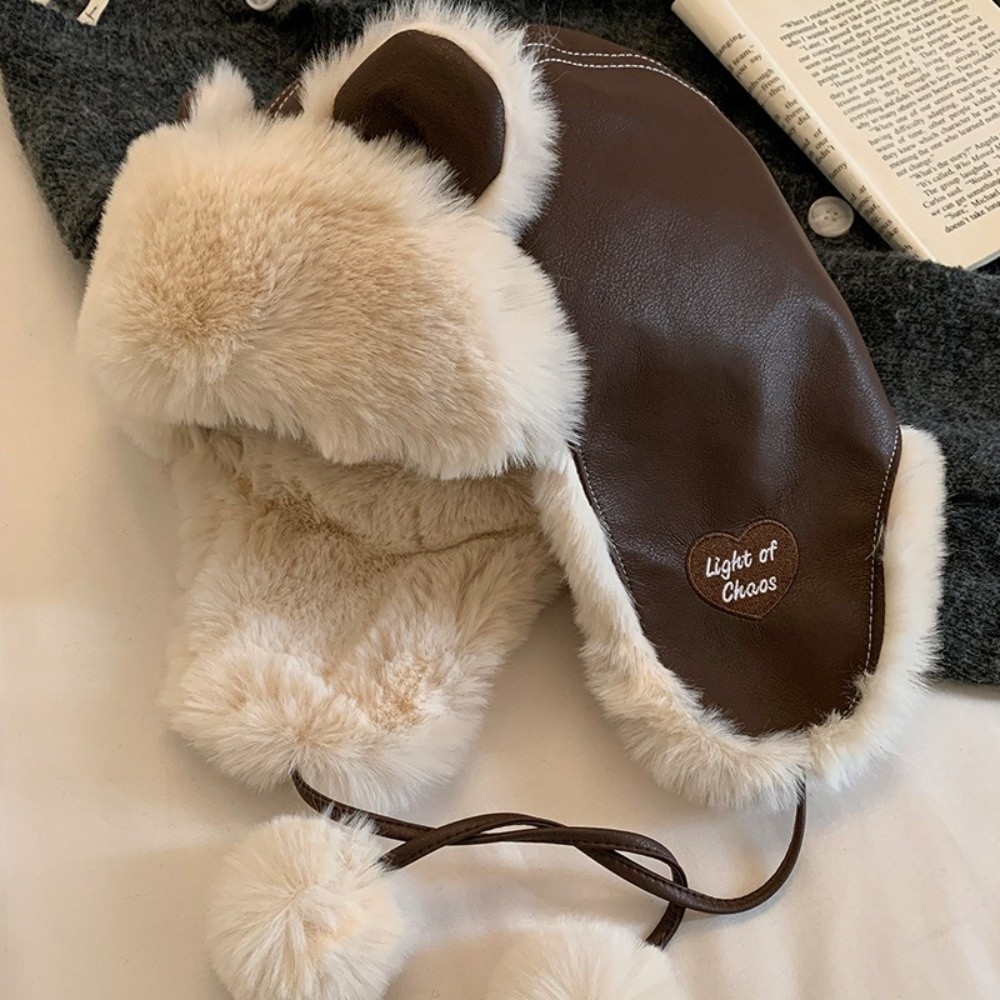Classic Faux Leather Bear Ear  - огляд і ціна Trapper Hat Ear Flap