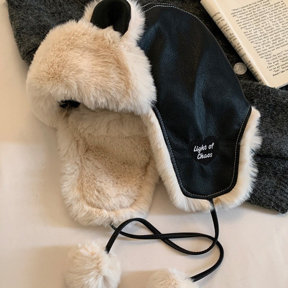 Classic Faux Leather Bear Ear  - огляд і ціна Trapper Hat Ear Flap