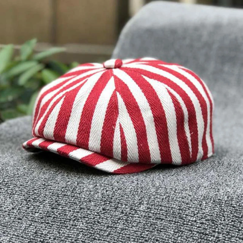 Newsboy Hat Cotton Striped Oct - огляд і ціна Dad Hat Cotton