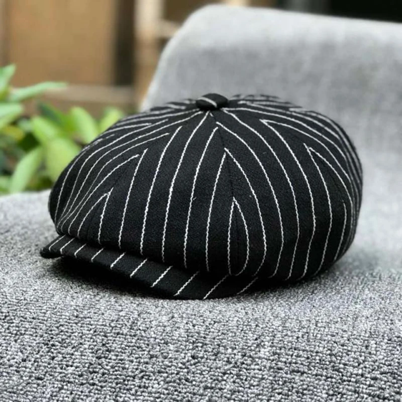 Newsboy Hat Cotton Striped Oct - огляд і ціна Dad Hat Cotton
